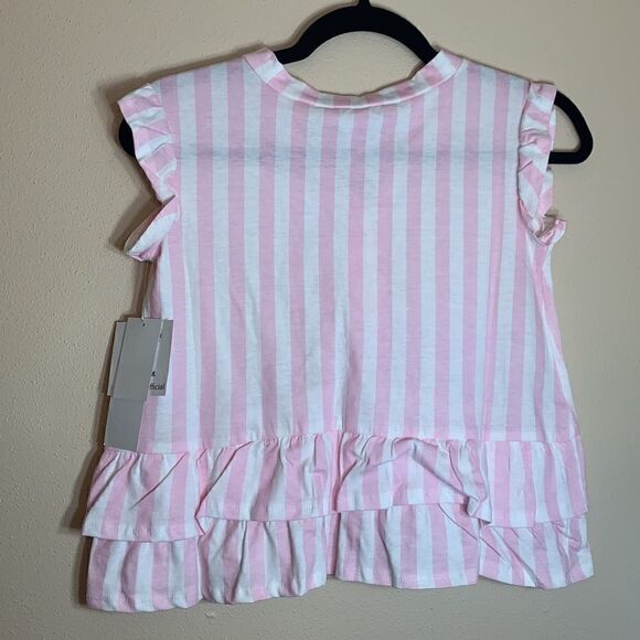 Kensie girl pink white top new with tags medium girls (D1) - Picture 5 of 5